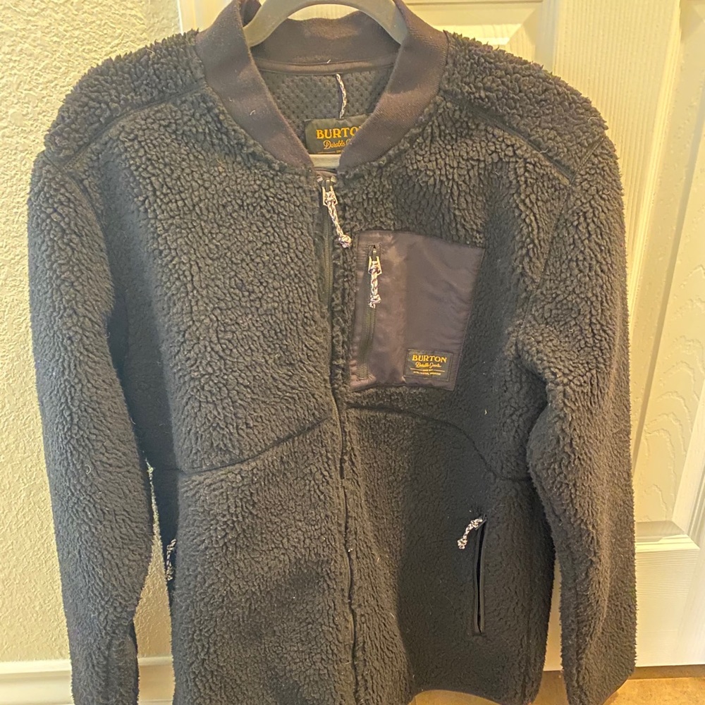 Mens Burton “durable goods” fleece zip